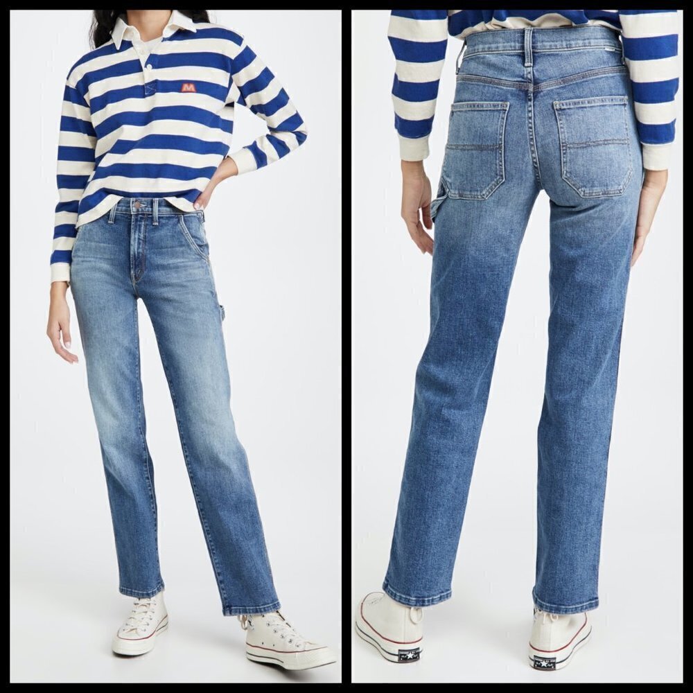 💕MOTHER💕 High Waisted Utility Jeans ~ So Long - Picture 8 of 16